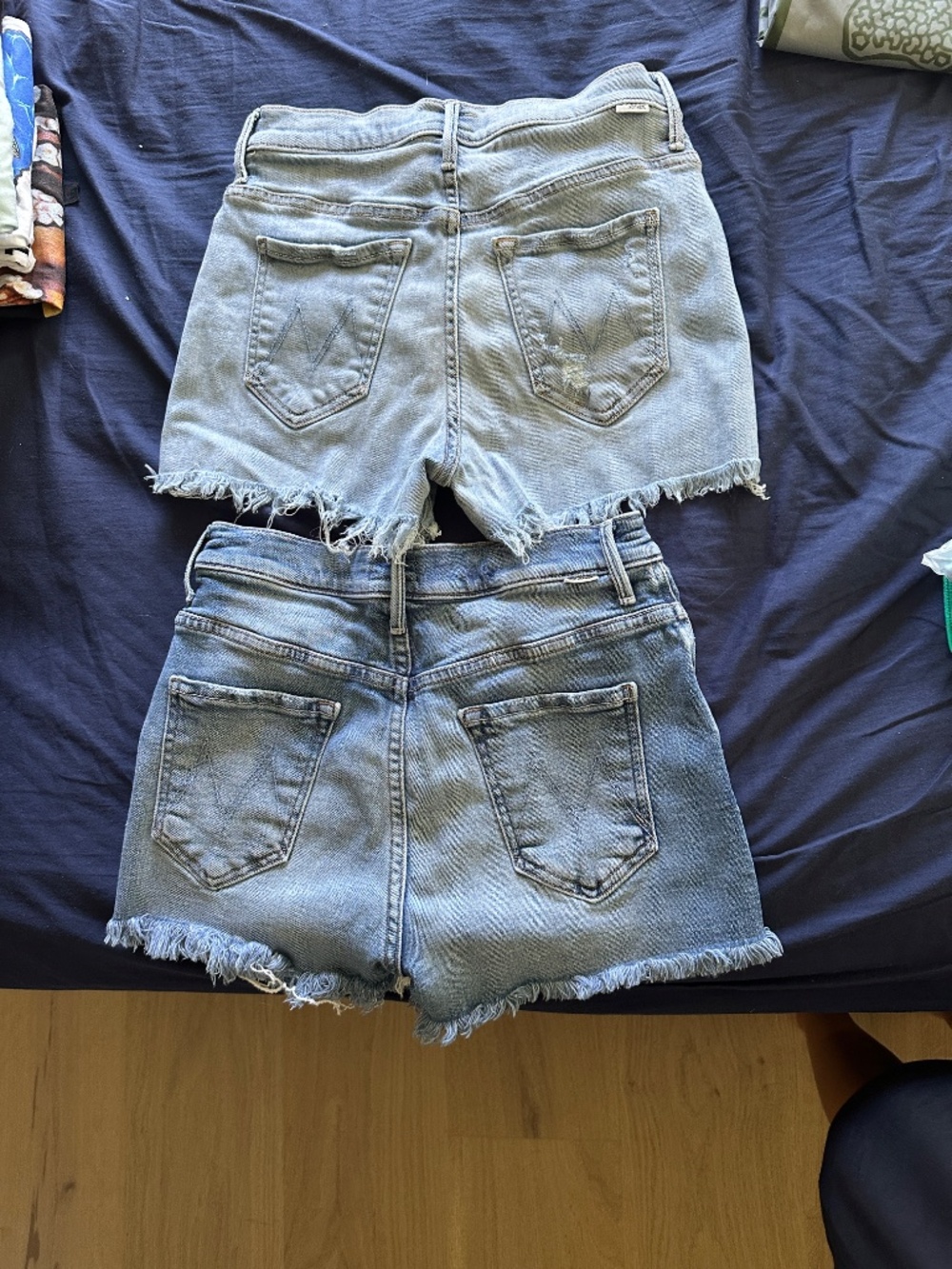 Two Mother Denim Rascal High Waisted Shorts - Picture 4 of 6